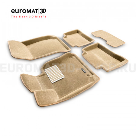 Текстильные 3D коврики Euromat3D Lux в салон для Mercedes E-Class (W212) (2009-2016) № EM3D-003505T Бежевые Текстильные 3D коврики Euromat3D Lux в салон для Mercedes E-Class (W212) (2009-2016) № EM3D-003505T Бежевые