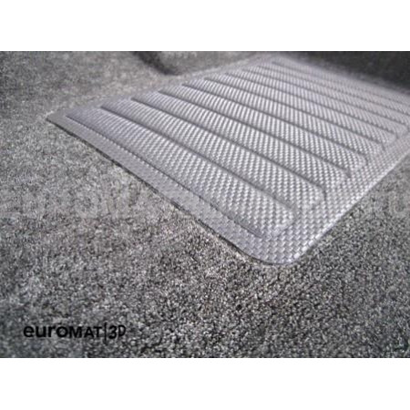 Текстильные 3D коврики Euromat3D Business в салон для Honda CR-V (2006-2012) № EMC3D-002606G Серые