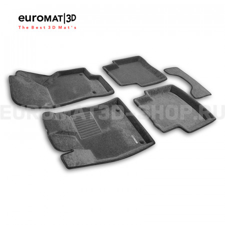Текстильные 3D коврики Euromat3D Business в салон для Skoda Superb (2015-) № EMC3D-004510G Серые Текстильные 3D коврики Euromat3D Business в салон для Skoda Superb (2015-) № EMC3D-004510G Серые