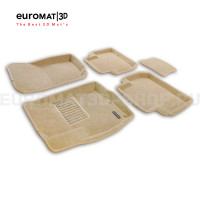 Текстильные 3D коврики Euromat3D Business в салон для Mitsubishi Outlander XL (2006-2012) № EMC3D-003609T Бежевые Текстильные 3D коврики Euromat3D Business в салон для Mitsubishi Outlander XL (2006-2012) № EMC3D-003609T Бежевые