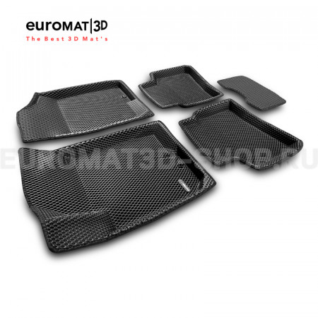 3D коврики Euromat3D EVA в салон для Kia Cerato (2010-2013) № EM3DEVA-002722