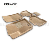 Текстильные 3D коврики Euromat3D Business в салон для Suzuki Grand Vitara (5дв) (2005-2014) № EMC3D-004801T Бежевые Текстильные 3D коврики Euromat3D Business в салон для Suzuki Grand Vitara (5дв) (2005-2014) № EMC3D-004801T Бежевые